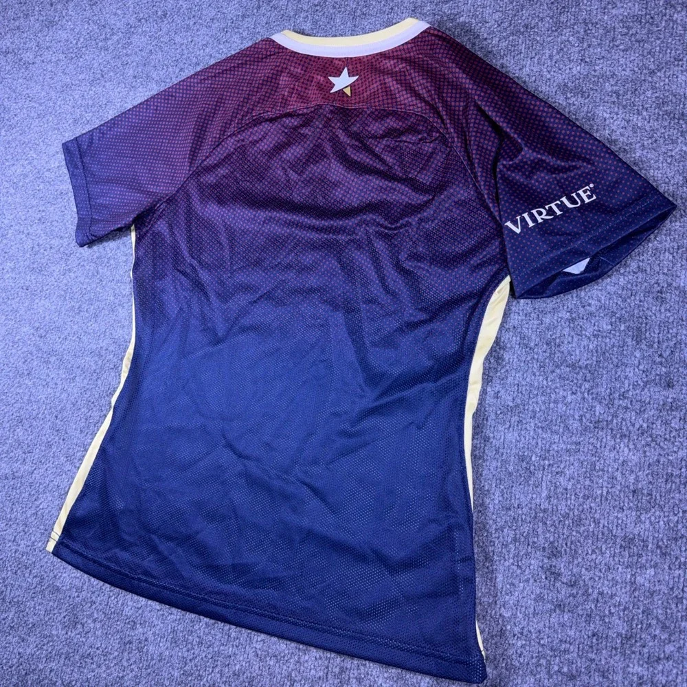 Nike NC Courage NWSL Soccer Jersey Womens Medium Navy Burgundy Continental